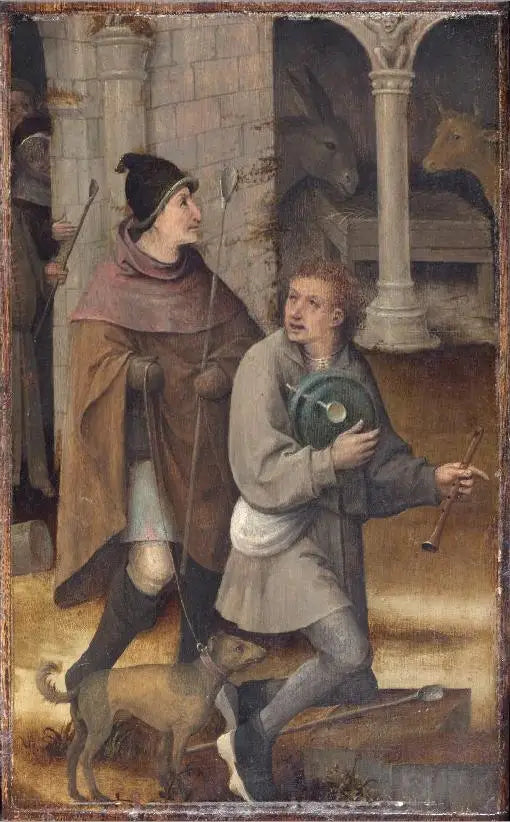 Deux bergers - Hieronymus Bosch image 1 tableau peint à l’huile sur toile