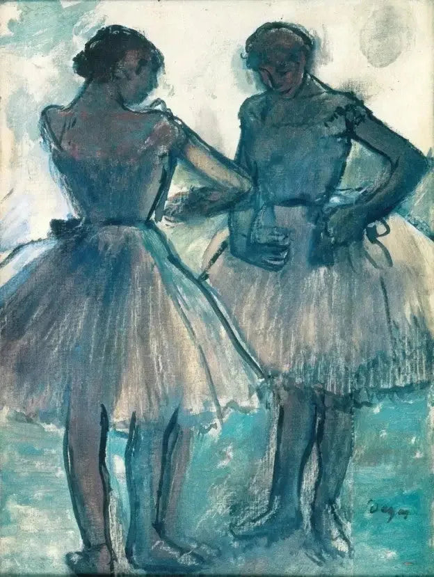 Två dansöser - Edgar Degas