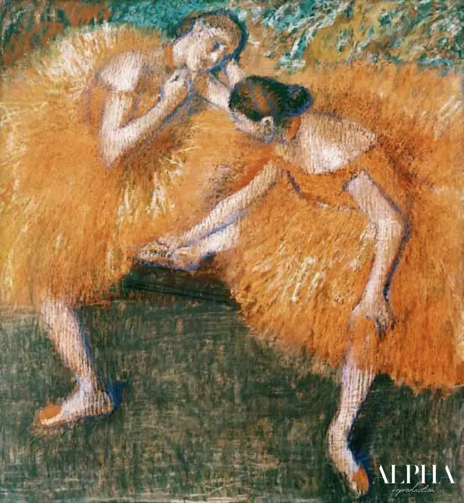 Deux danseuses - Edgar Degas - Reproductions de tableaux et peintures haut de gamme