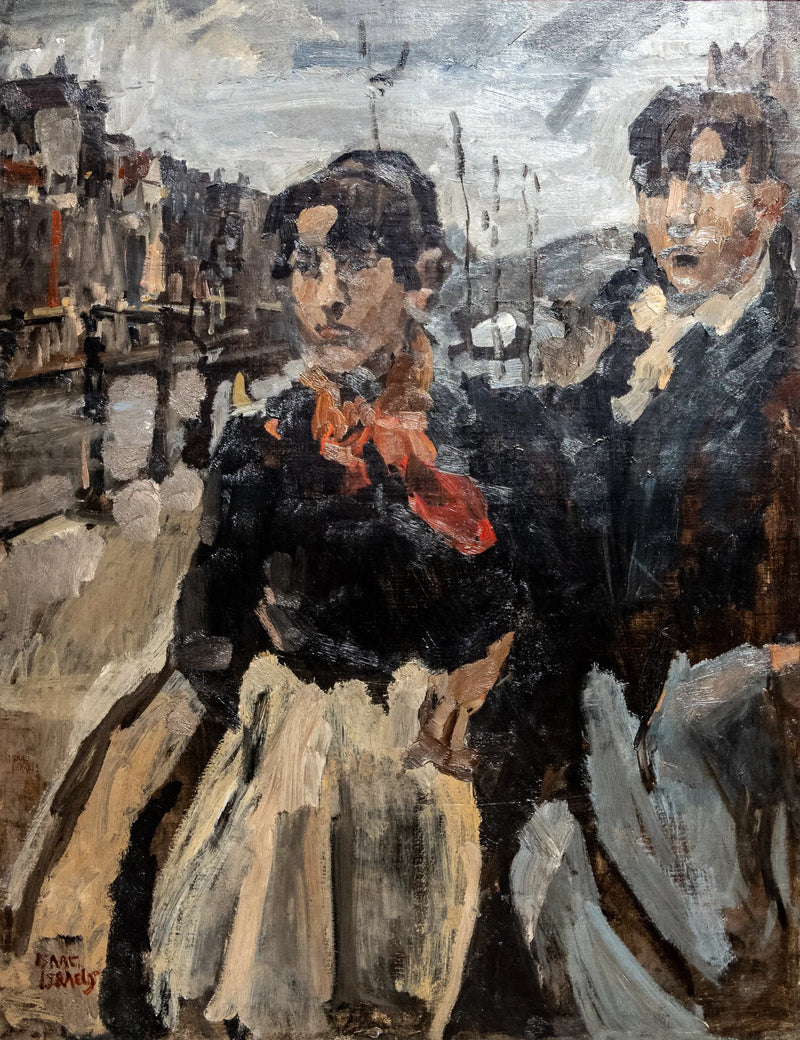 Två tjänare på Lijjnbaansgracht i Amsterdam - Isaac Israëls