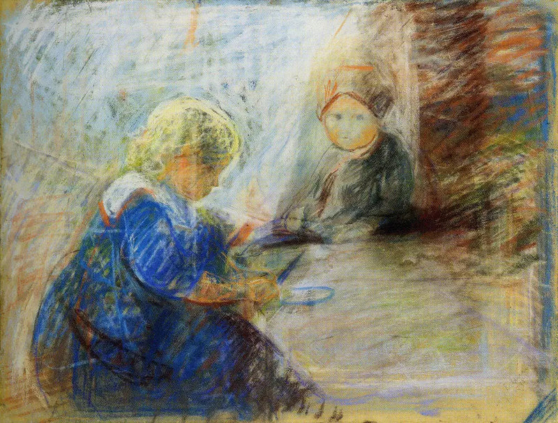 Två Barn - Edvard Munch