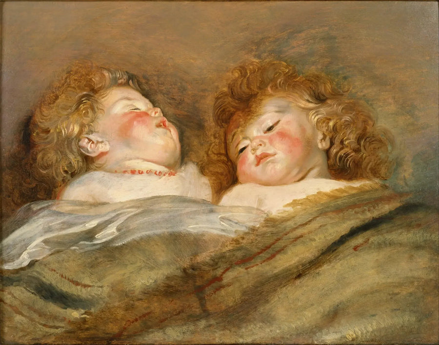 Två sovande barn - Peter Paul Rubens