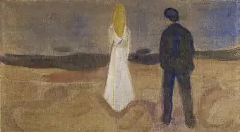 Två människor. De ensamma (Reinhardt-frisen) - Edvard Munch