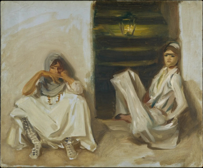 Två arabiska kvinnor - John Singer Sargent