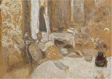 Två kvinnor i ett vardagsrum - Édouard Vuillard