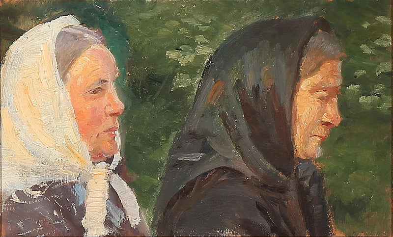 Två kvinnor från Skagen. - Anna Ancher