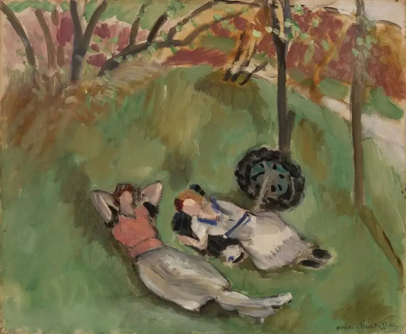 Två kvinnor som ligger - Henri Matisse