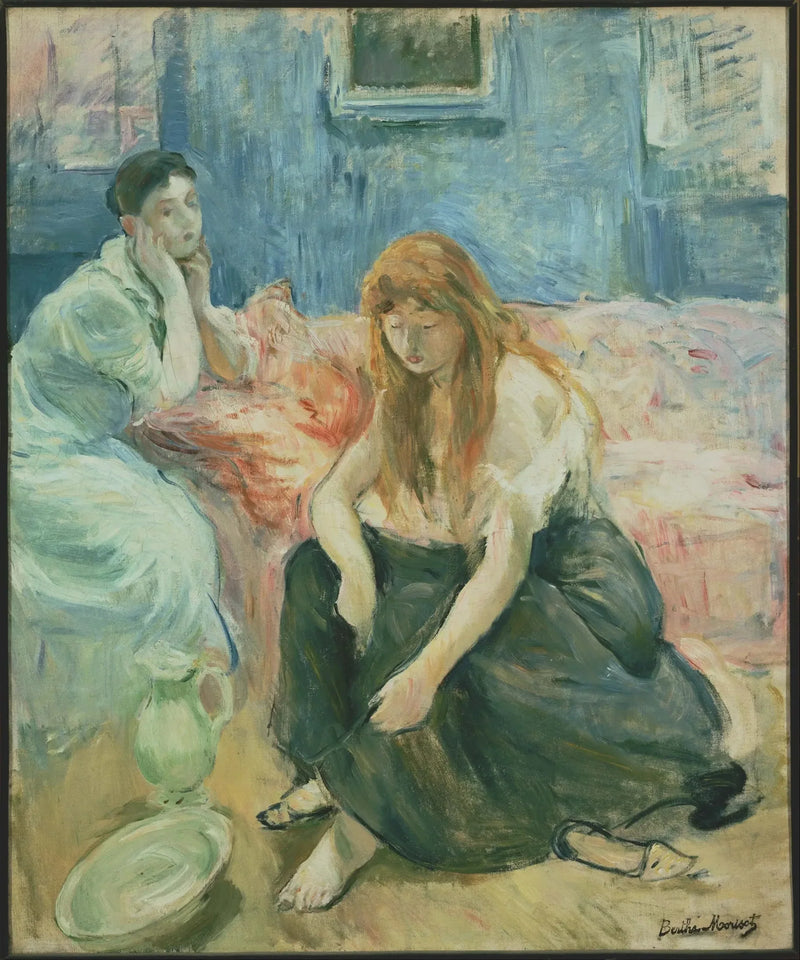 Två flickor - Berthe Morisot