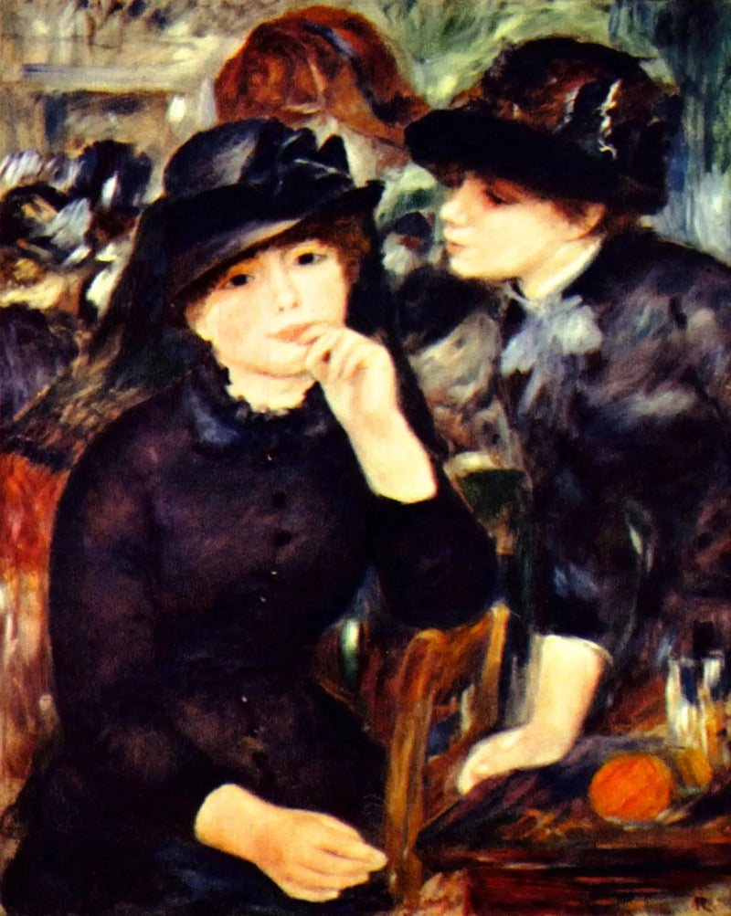 Två flickor i svart - Pierre-Auguste Renoir