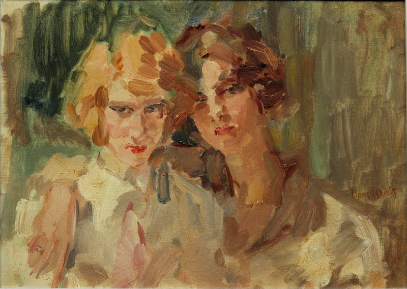 Två flickor - Isaac Israëls