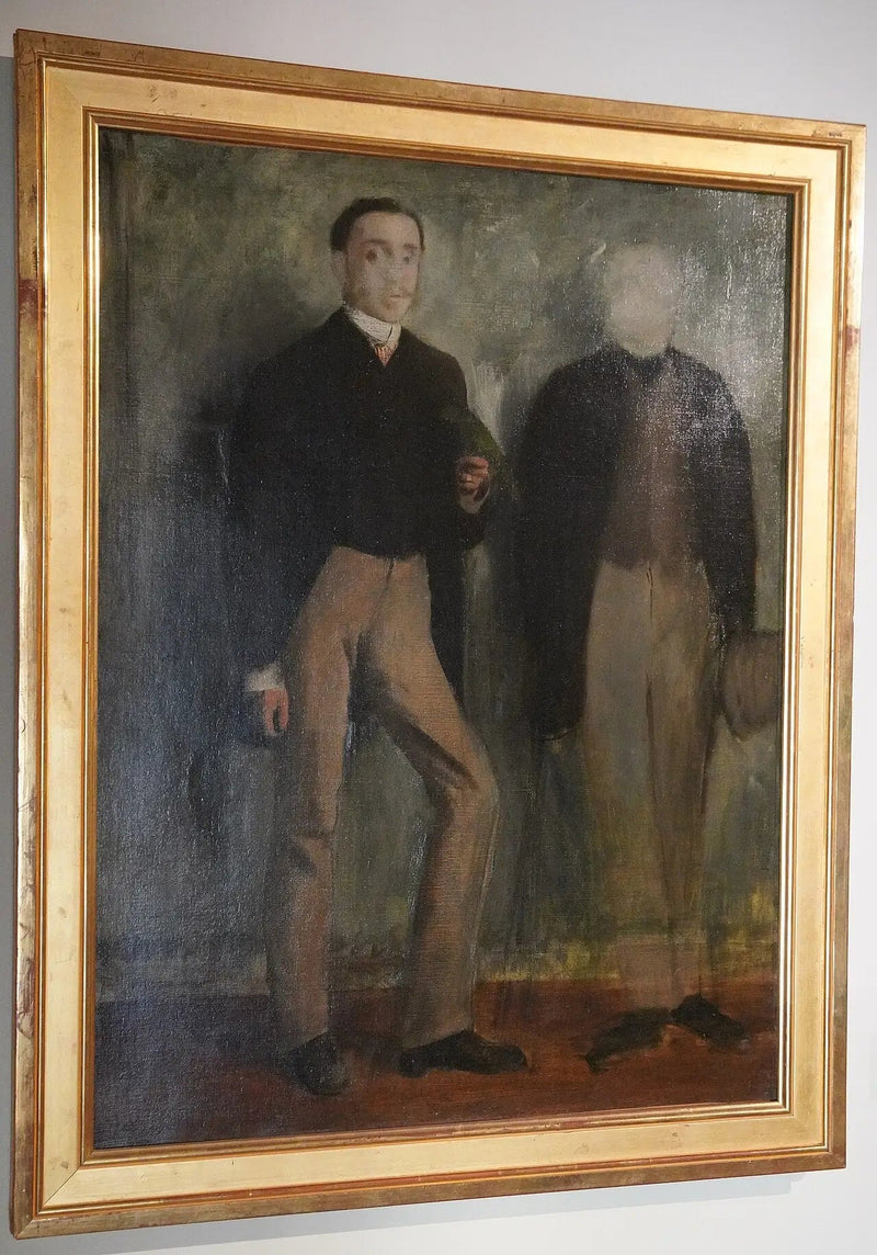 Två män till fots - Edgar Degas