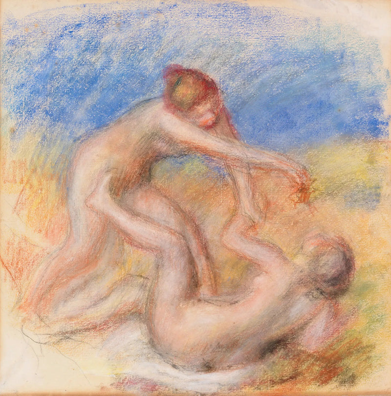 Två nakna - Pierre-Auguste Renoir
