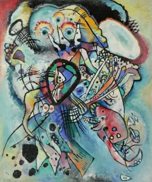 Två ovala - Vassily Kandinsky