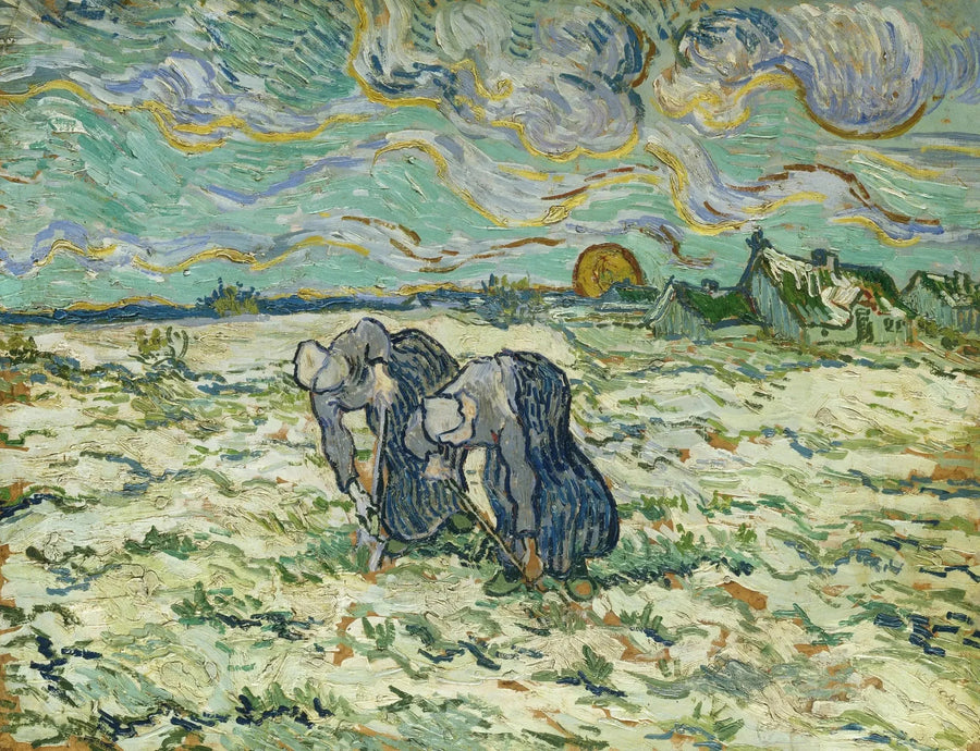Två bönder - Vincent van Gogh