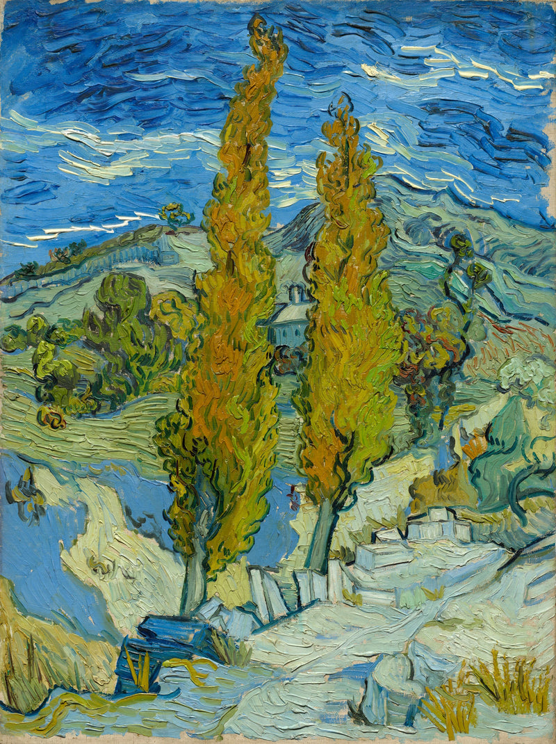 Popplar i Saint-Rémy - Vincent van Gogh