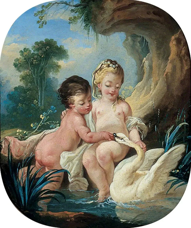 Två putti - François Boucher