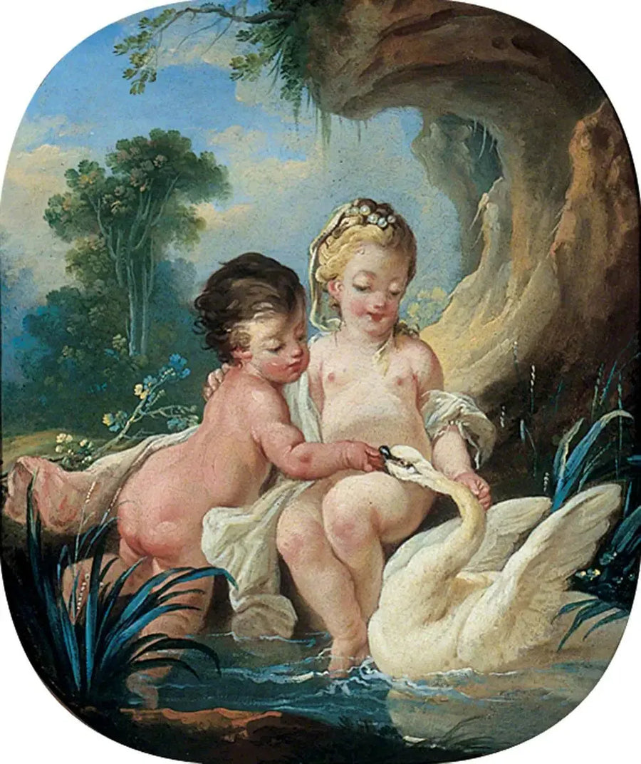 Två putti - François Boucher