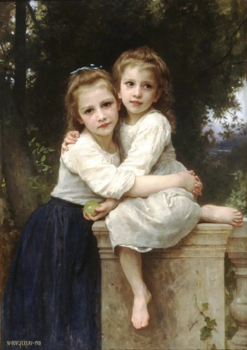 Två systrar - Bouguereau