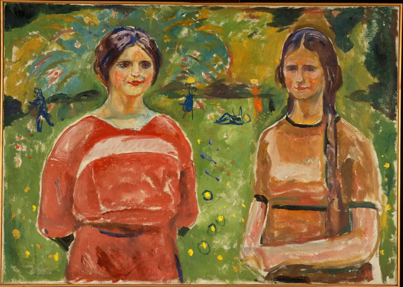 Två systrar - Edvard Munch