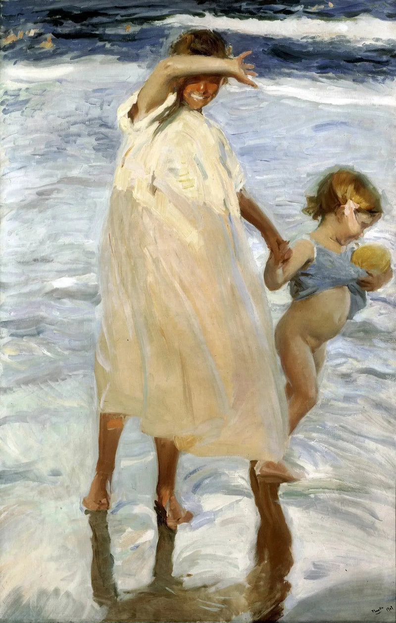 Två systrar, Valencia - Joaquín Sorolla