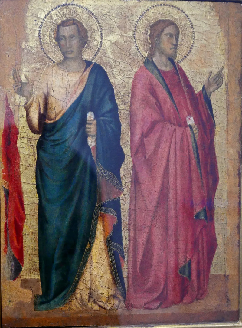 Två heliga apostlar - Taddeo Gaddi