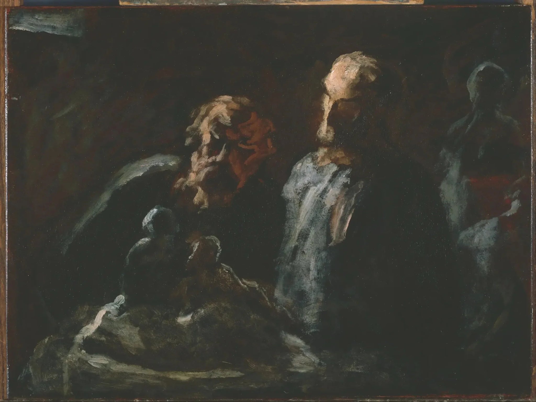 Deux sculpteurs - Honoré Daumier image 1 reproduction réalisée par Alpha Reproduction