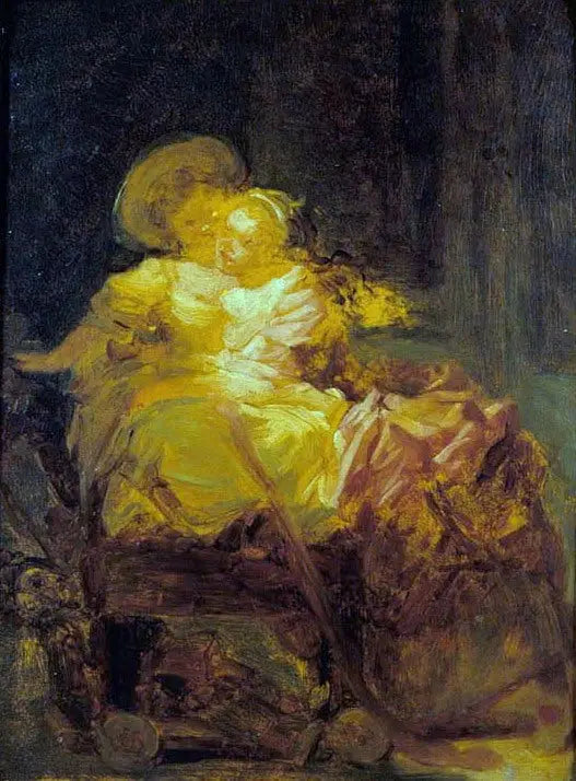 Två systrar - Jean-Honoré Fragonard