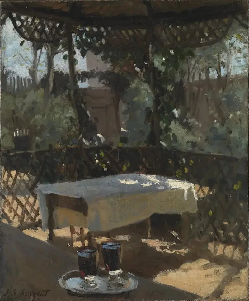 Två vinglas - John Singer Sargent