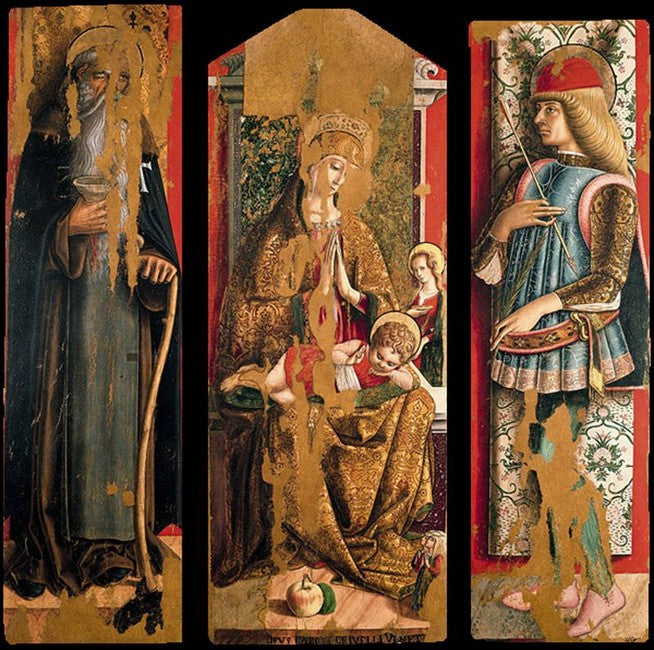 Andra triptyken - Carlo Crivelli