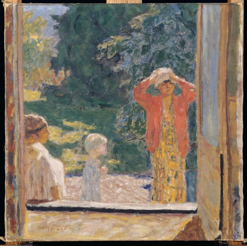 Framför fönstret i Grand-Lemps - Pierre Bonnard