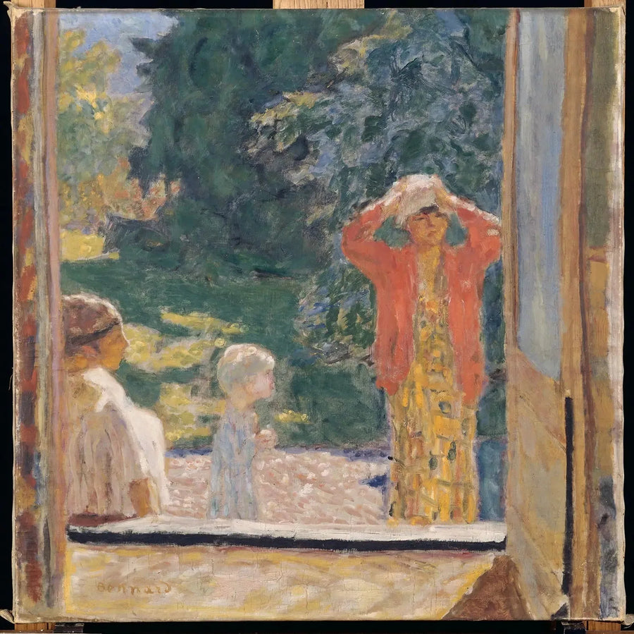 Framför fönstret i Grand-Lemps - Pierre Bonnard