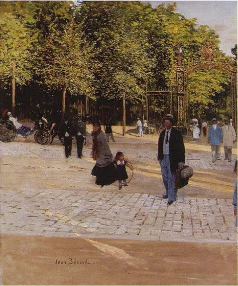Framför Parc Monceau - Jean Béraud