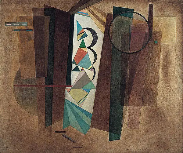Utveckling i brunt - Vassily Kandinsky