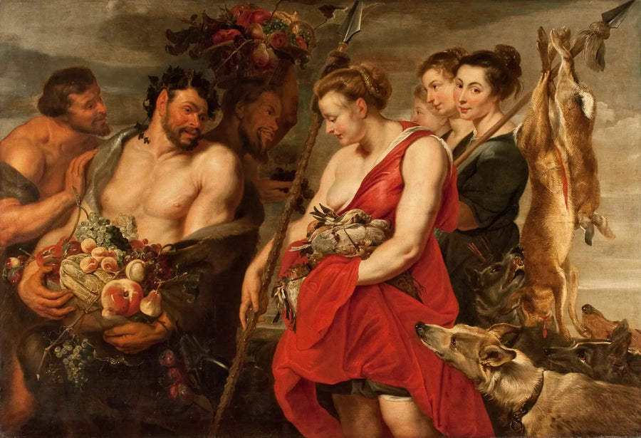 Diana presenterar Pan-gesten - Peter Paul Rubens
