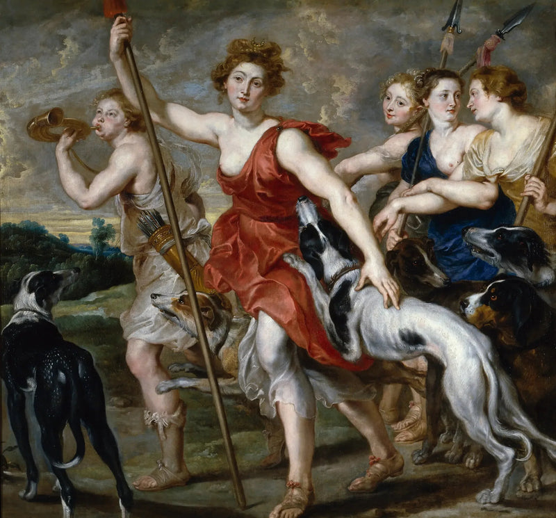 Diana som återvänder från jakten - Peter Paul Rubens