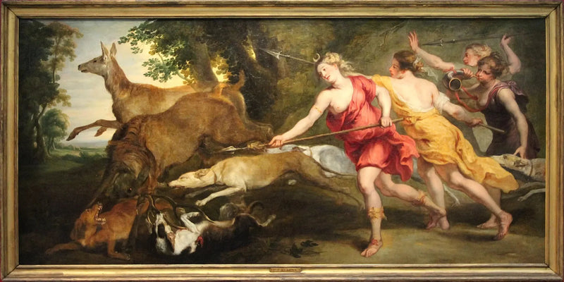 Diane jägare och hennes nymfer - Peter Paul Rubens