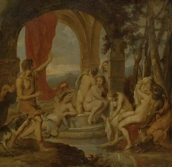 Diane och Aktaion - David Teniers den yngre