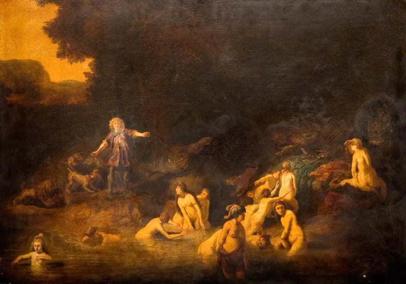 Diane och Actéon - Rembrandt