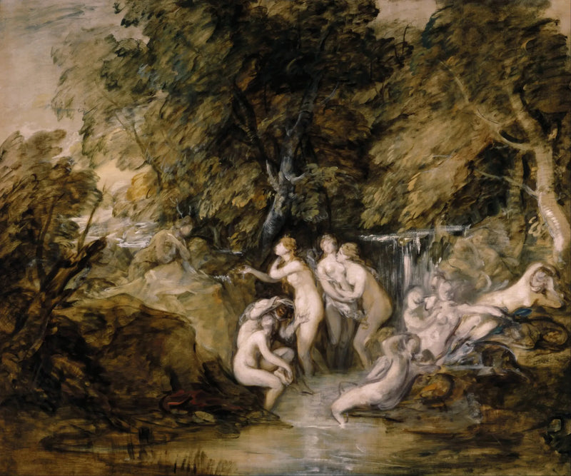 Diane och Aktéon - Thomas Gainsborough