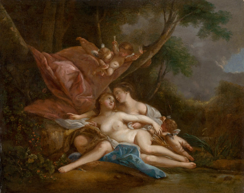 Diane och Callisto - François Boucher