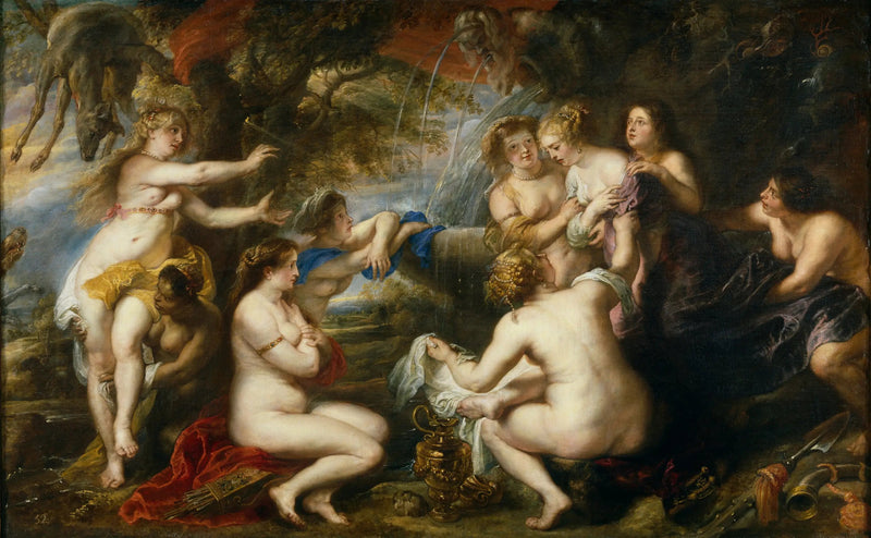Diane och Callisto - Peter Paul Rubens