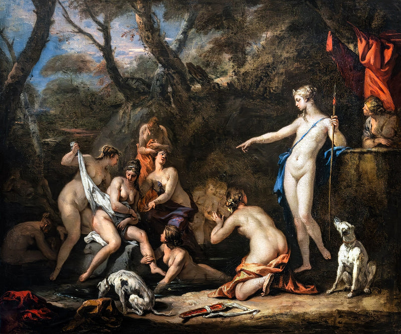 Diane och Callisto - Sebastiano Ricci
