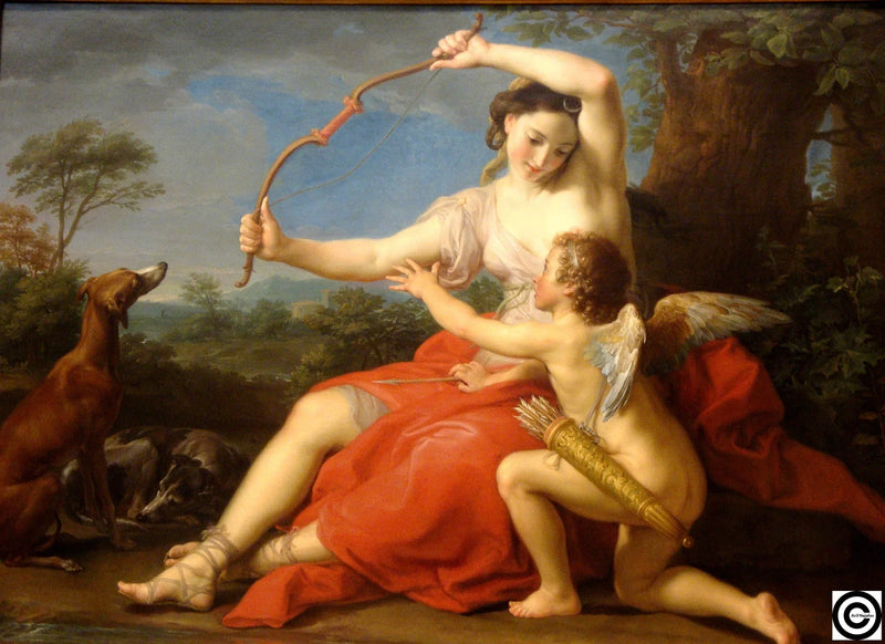 Diane och Cupidon - Pompeo Batoni