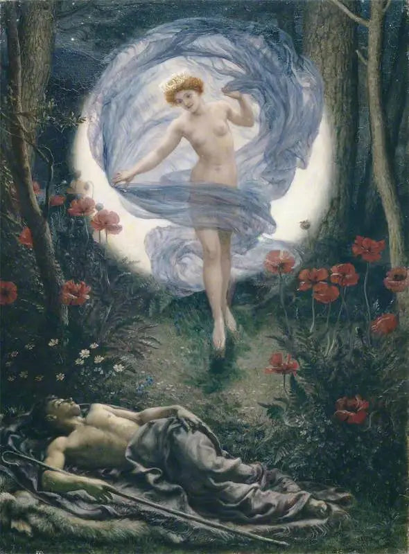 Diane och Endymion - Edward Poynter
