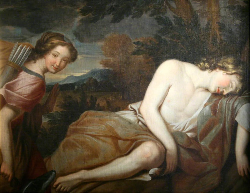 Diane och Endymion - Pietro da Cortona