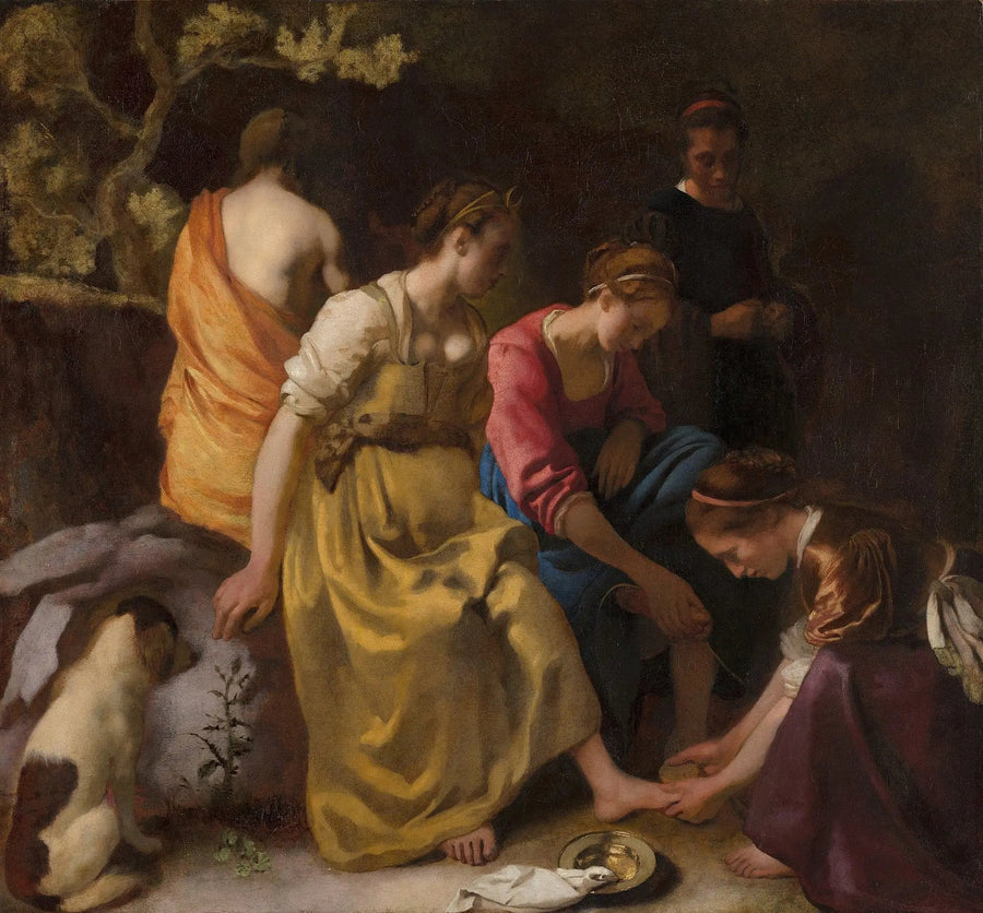 Diane och hennes följeslagare - Johannes Vermeer