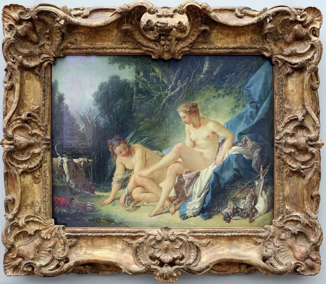 Diane som går ut ur badet - François Boucher