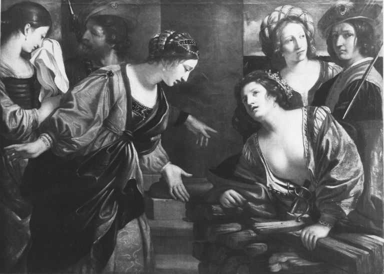 Didon på bål - Guercino
