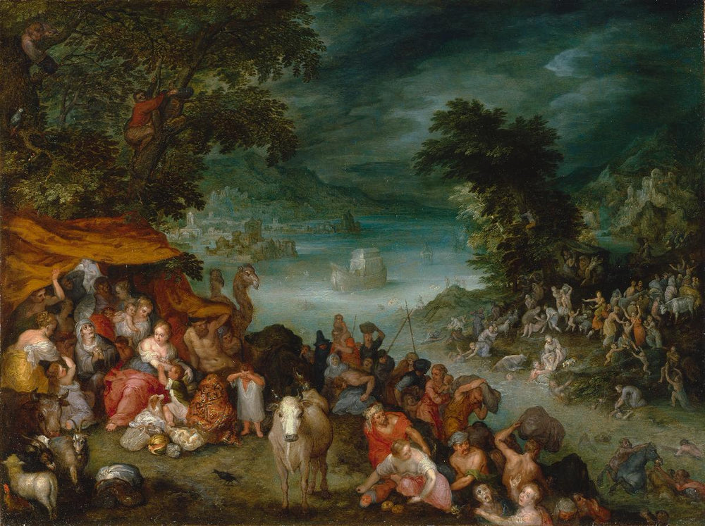 Die Sintflut mit der Arche Noah - Jan Brueghel le Jeune image 1 reproduction réalisée par Alpha Reproduction