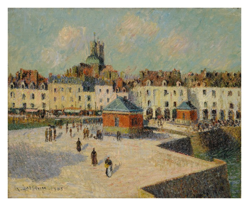 Dieppe, kajen för reparation - Gustave Loiseau